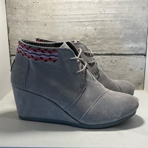 Women’s Shoes | Toms Suede Wedge Bootie - Size 7.5